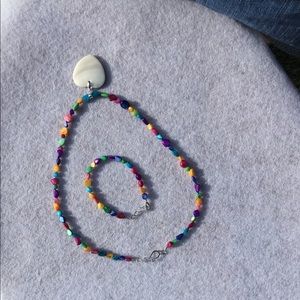 Necklace with bracelet